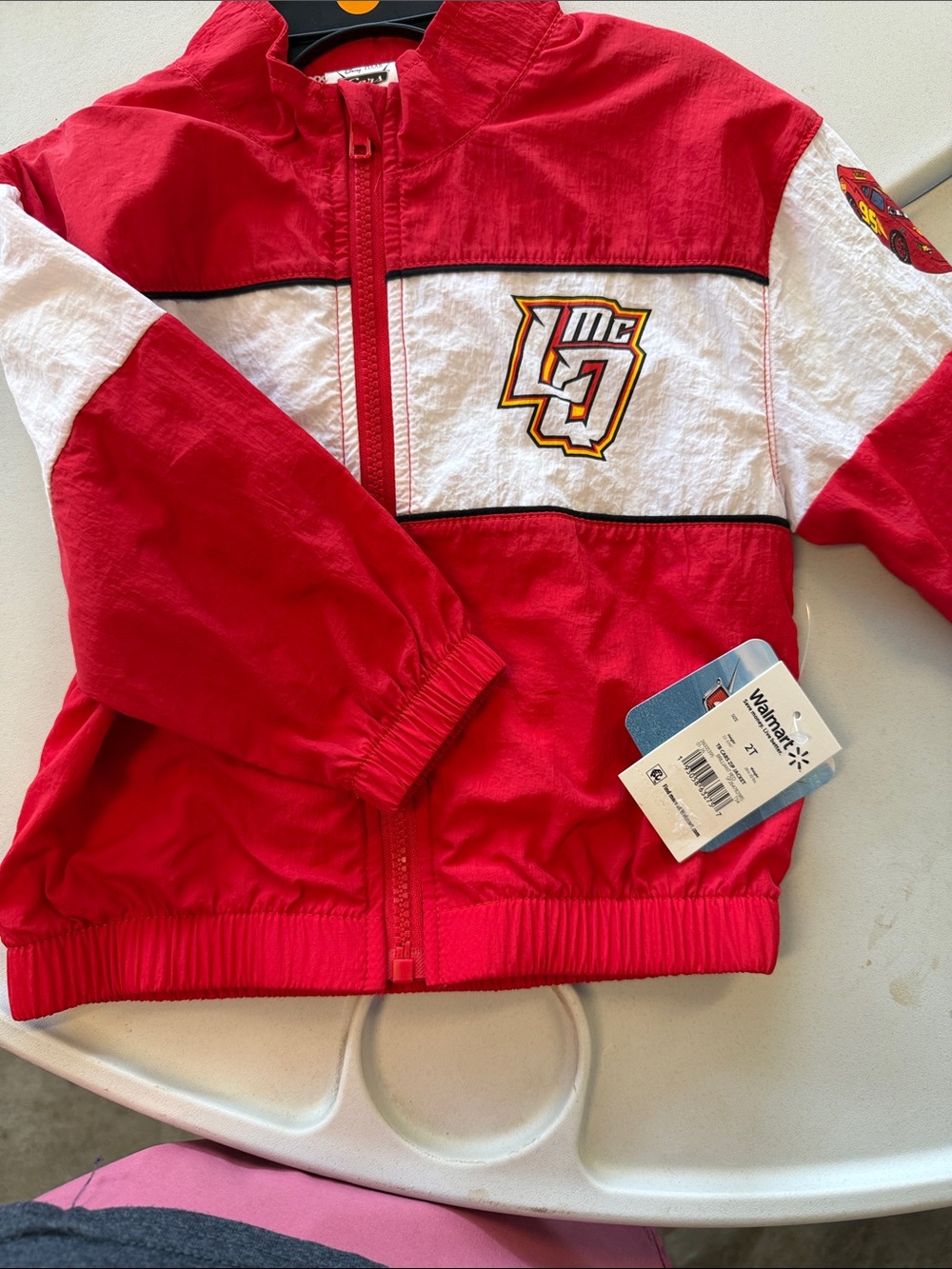 Walmart Cars 3 Color Block Jacket Boys 2T NWT